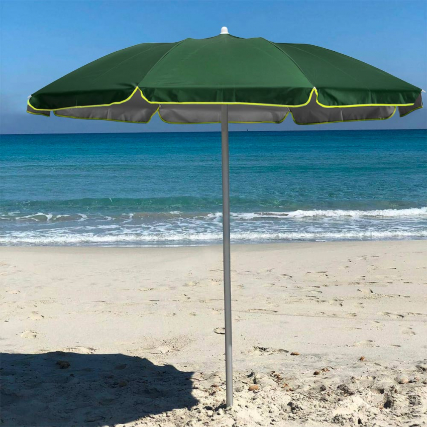 Sombrilla Parasol De Playa 180 Cm Pocket: Protección UV Y Portátil