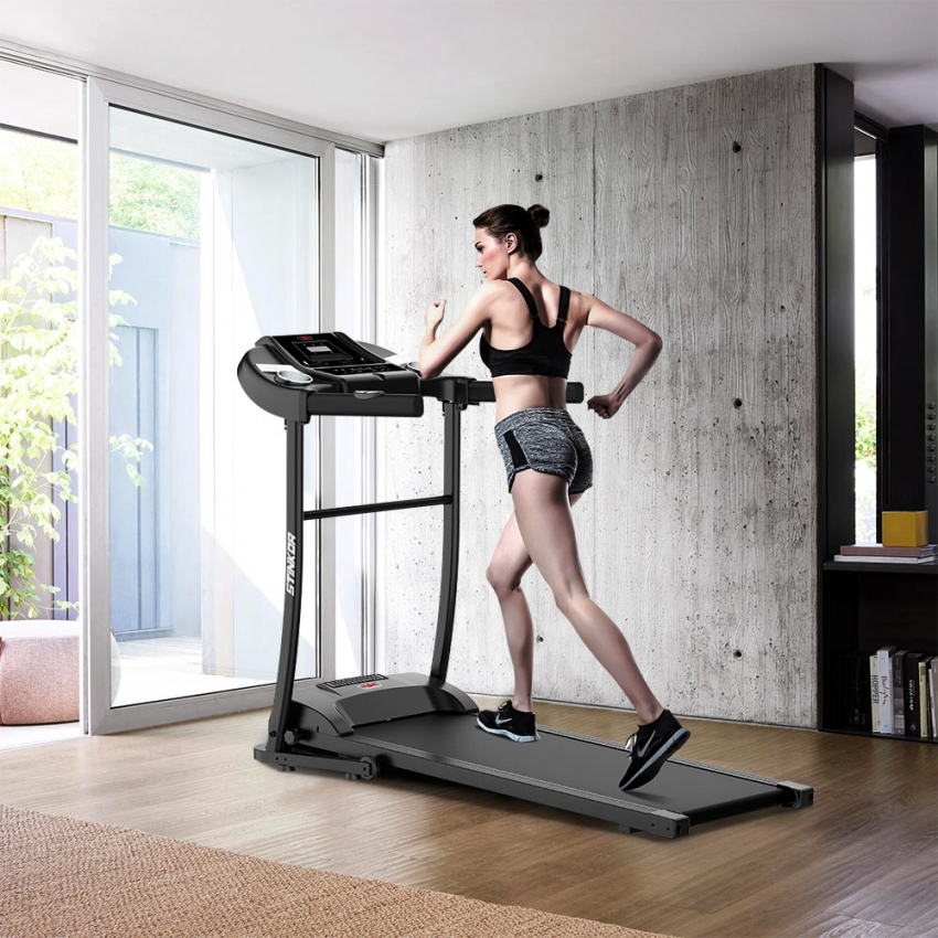  Cinta de correr eléctrica con plegado acolchado de inclinación manual Stinkor Promoción 