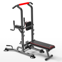 Máquina Musculación con Multiestación Press de Banca Dominadas Flexiones TRX Gym Yurei Oferta