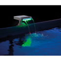 Cascada con luz Led multicolor para piscina elevada desmontable Intex 28090 Stock