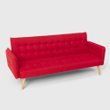 Sofá cama clic clac de 3 plazas en tejido, reclinable Malibu Compra
