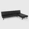 Sofá cama de polipiel reclinable modular de 3 plazas Diseño moderno clic clac Natal Evo Oferta