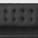 Sofá cama de polipiel reclinable modular de 3 plazas Diseño moderno clic clac Natal Evo Descueto