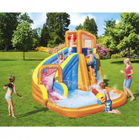 Bestway 53301 Turbo Splash Water Zone Castillo de juegos piscina inflable de aire constante Promoción