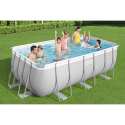 Piscina elevada desmontable Rectangular Bestway 56456 Power Steel 412x201x122 cm