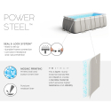 Piscina elevada desmontable Rectangular Bestway 56456 Power Steel 412x201x122 cm