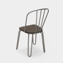 sillas de cocina Lix de acero industrial para bar ferrum 