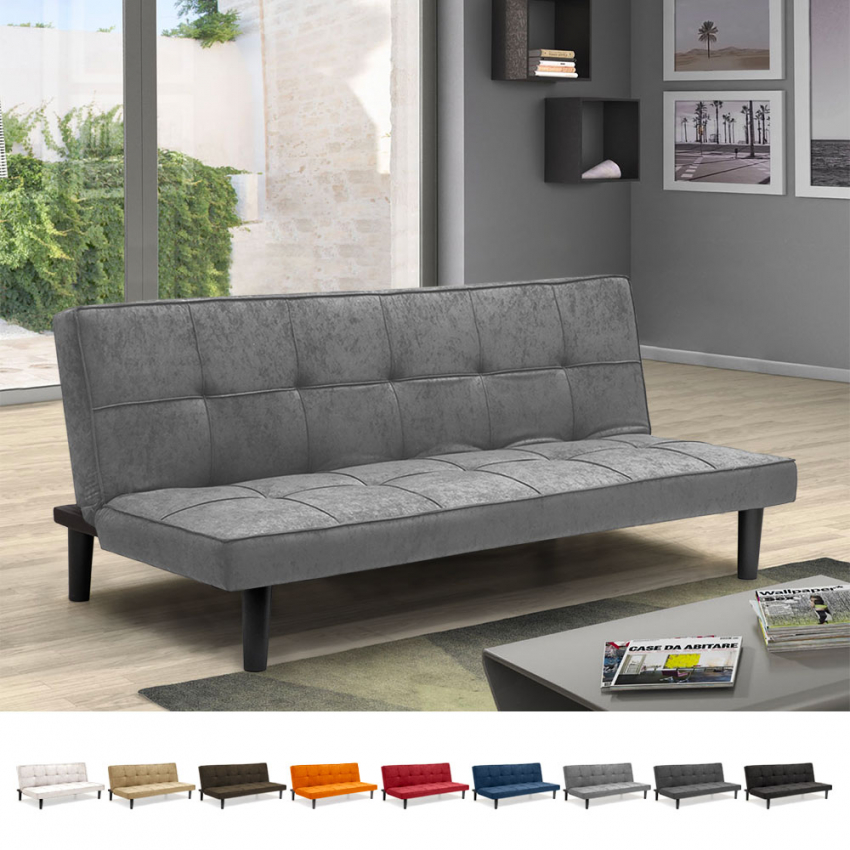 Sofá Cama Diseño En Tejido 2 Plazas para casa y oficina Giada Medidas Sofá Cama Diseño En Tejido 2 Plazas para casa y oficina Giada Medidas