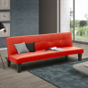 Sofá cama pequeño con cuero sintético para estudio apartamento de dos habitaciones Topazio Joy Características
