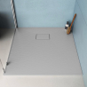 Plato de ducha cuadrado 90x90 a ras de suelo en resina baño moderno Stone Compra