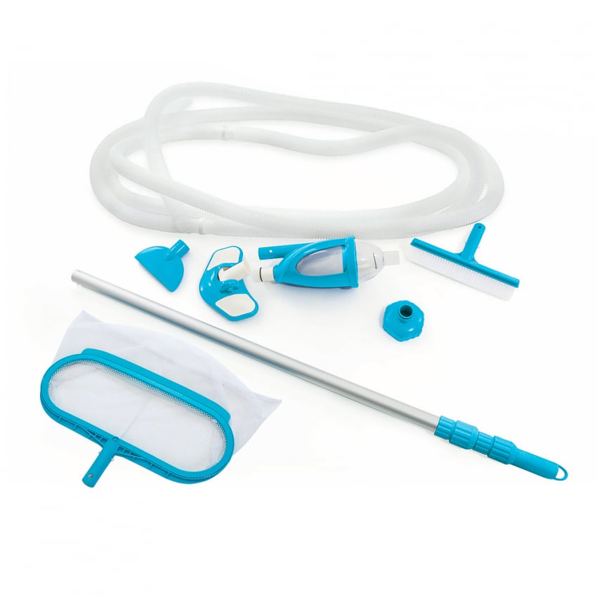 Kit de limpieza para piscinas elevadas Intex 28003 set de accesorios universal Bestway Promoción