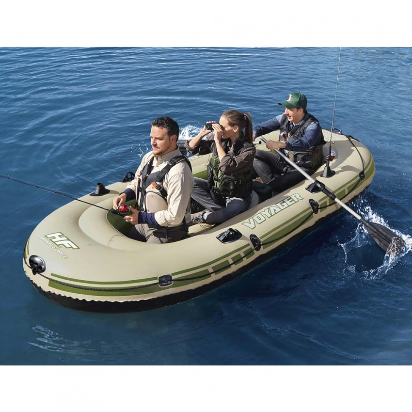 Barca hinchable Bestway 65001 Voyager 500 3 Lugares Pesca Río Mar Promoción
