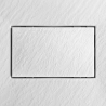 Plato de ducha a ras de suelo rectangular de resina 100x70 Stone Características