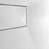 Plato de ducha a ras de suelo rectangular de resina 100x70 Stone Medidas