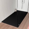 Plato de ducha a ras de suelo rectangular de resina 110x70 baño moderno Stone