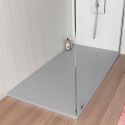 Plato de ducha de resina a ras de suelo rectangular 140x80 Stone Elección