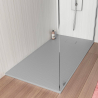 Plato de ducha de resina a ras de suelo rectangular 140x80 Stone Elección