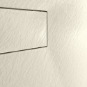 Plato de ducha de resina a ras del suelo rectangular 140x70 diseño moderno Stone Medidas