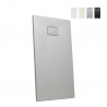 Plato de ducha de resina a ras del suelo rectangular 140x70 diseño moderno Stone