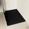 Plato de ducha de resina a ras de suelo rectangular 100x80 Stone 