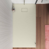 Plato de ducha a ras de suelo rectangular de resina 160x70 diseño moderno Stone