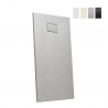 Plato de ducha a ras de suelo rectangular de resina 160x80 Stone Promoción