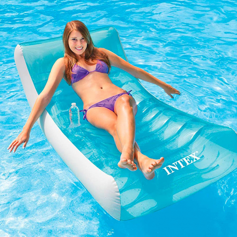 Colchoneta hinchable Intex 58856 piscina sillón flotante playa Promoción
