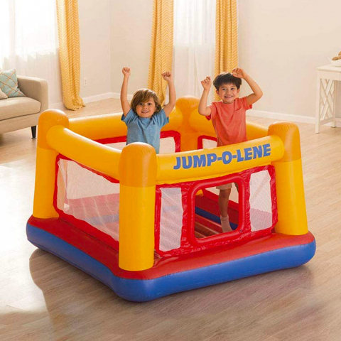 Cama elástica hinchable trampolín niños Intex 48260 Jump-O-Lene