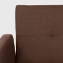 Sofá cama de 3 plazas en tejido clic clac reclinable de diseño nórdico Tulum Catálogo