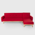 Sofá cama reclinable de 3 plazas en textil Diseño nórdico clic clac Palmas Oferta