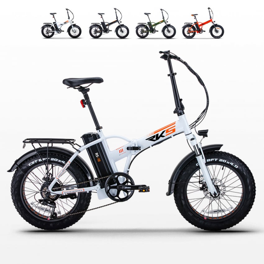 gritar recoger Atajos RSIII: Bicicleta bicicleta eléctrica ebike plegable 250W Batería de litio