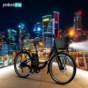 Bicicleta eléctrica ebike para mujer con canasta 250W RKS XT1 Shimano Oferta