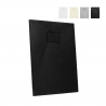 Plato de ducha de resina a ras de suelo rectangular 100x80 Stone 