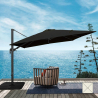 Sombrilla regulable de aluminio para jardín y terraza 3x3 Vienna Noir Rebajas