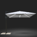 Sombrilla con luz solar LED 3x3 de aluminio Paradise Oferta