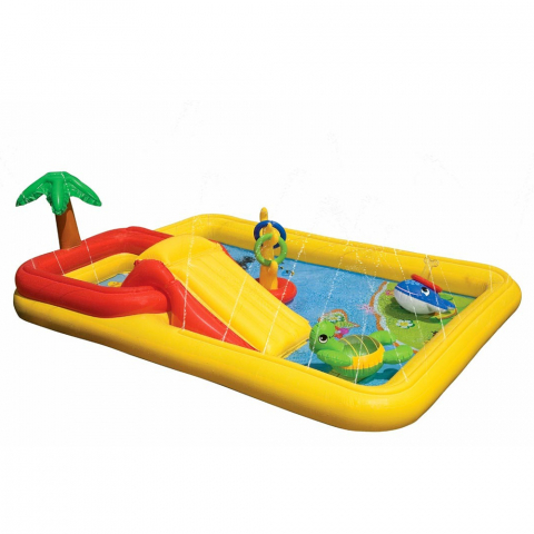 Piscina hinchable para niños Intex 57454 Ocean Play Center juguete