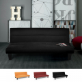 Sofá cama de microfibra efecto terciopelo 2 plazas diseño Ametista Rainbow Promoción