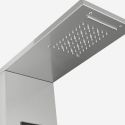 Columna de ducha de acero con pantalla LED, Diseño Moderno con hidromasaje Abano Características