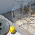 Silla de diseño moderno para cocina comedor bar restaurante transparente Scab Igloo Oferta
