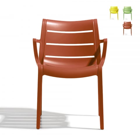 Scab Sunset silla para bar,jardín y cocina de diseño moderno con reposabrazos Promoción