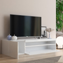 Mueble TV moderno con puerta y cajón abatible 150cm Daiquiri White M Venta