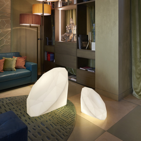 Lámpara de pie Floor Diamond de diseño moderno Slide Bijoux