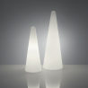 Lámpara de pie de diseño piramidal moderna para interiores y exteriores Slide Cono Oferta