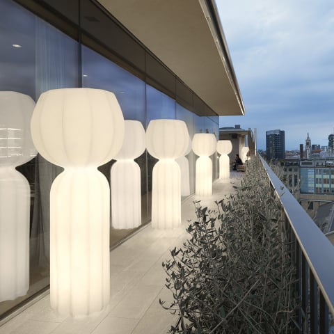 Lámpara de pie con columna LED de diseño moderno Slide Cucun Promoción