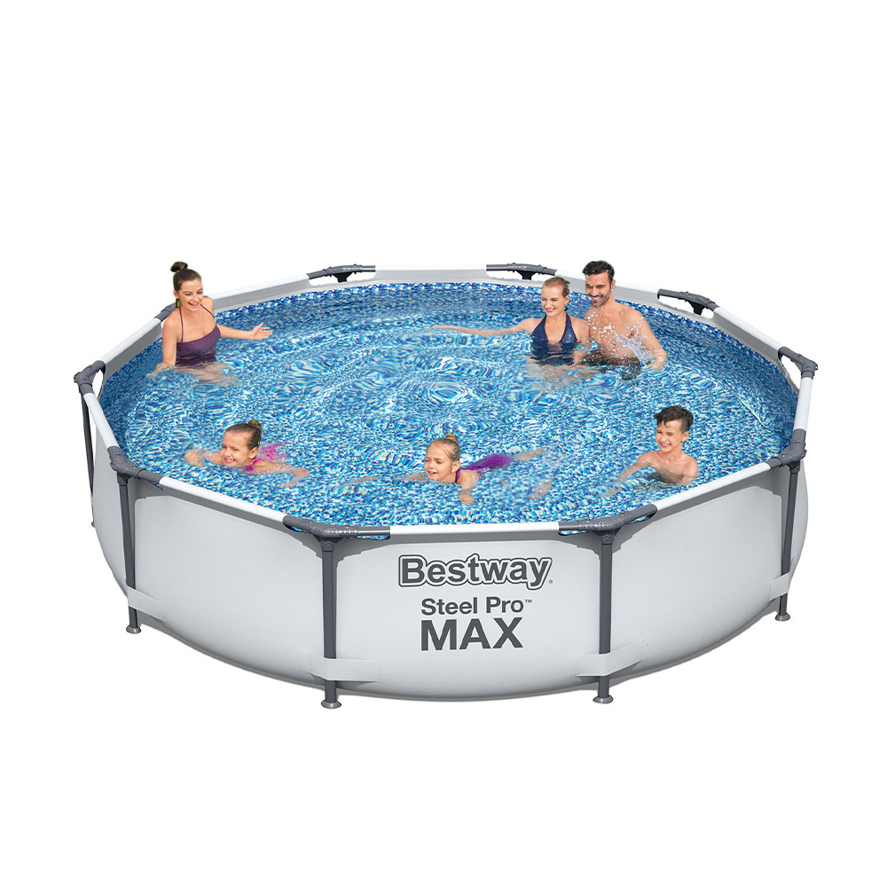 Piscina elevada redonda Efecto Mosaico Bestway Steel Pro Max 305x76cm 56406