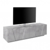 Mueble TV con 4 puertas y 2 estantes diseño moderno Ping Low L Concrete Venta