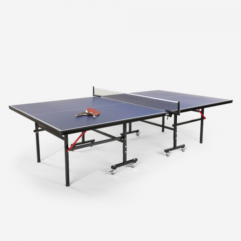 Mesa de ping pong profesional plegable con tensor de raqueta para pelotas Booster 274 x 152,5 cm Promoción