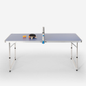 Mesa de ping pong interior plegable raquetas de red exterior Backspin 160x80 cm Descueto