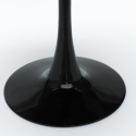 mesa Tulipan redonda 100cm barra cocina comedor negro blanco Tulipan Rebajas