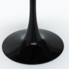 mesa Tulipan redonda 100cm barra cocina comedor negro blanco Tulipan Rebajas